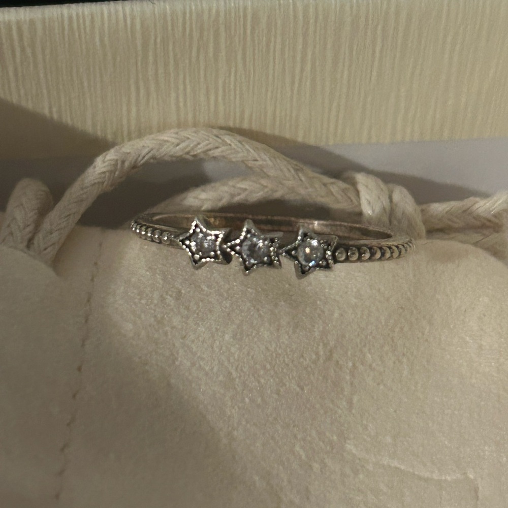 Pandora Celestial Stars Ring Sterling silver  Cubic zirconia 198492C01